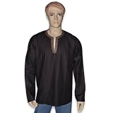 DakshCraft Cotton Kurta Dress for Men, Brown
