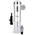 Compare Prices of Ozeri Nouveaux II Electric Wine Opener in Silver, with Free Foil Cutter, Wine Pourer and Stopper -- Ultimate Wine Gift On Sale