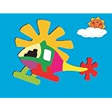 Puzzled Fun Puzzle - Helicopter Wooden Toys
