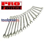 Buy 14 Pc Open and Boxed Wrench Set Standard SAE by Pro-Forge