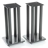 60cm Speaker Stands in Graphite