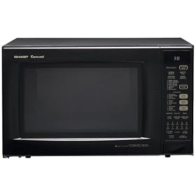 Sharp R-930AK 1-1 2-Cubic-Foot 900-Watt Convection Microwave, Black by 
