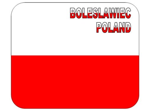 Poland, Boleslawiec mouse pad