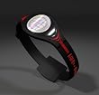 Active Energy Bracelet Wristband BLACK w/ RED Lettering