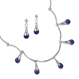 Silver Blossoms & Lapis Gift Set