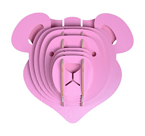 Berkeley Designs Bear Head, Pink