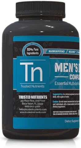 Trusted Nutrients Men's Complete Multivitamin - 3x 180 Tablets