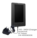 Produkt-Bild: Netzteil f&uuml;r Trekstor 7(M) - 230V Ladeger&auml;t f&uuml;r Trekstor E-Book Reader 7 (M). Steckerlader 110 - 240 Volt - schwarz