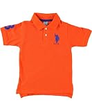 U.S. Polo Assn. "Classic Letters" Pique Polo Shirt (Sizes 2T - 4T)