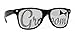 Agimini Classic Wayfarer Wedding Sunglasses - Bride & Groom