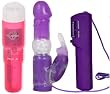 Doc Johnson i Vibe Strawberry Pocket Rocket and Doc Johnson Rabbit Pearl Vibrator Adult Sex Toy Kit