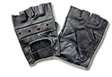 Fingerless Leather Glove - Leatherbull(Free U.S. Shipping)