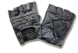 Fingerless Leather Glove - Leatherbull(Free U.S. Shipping)