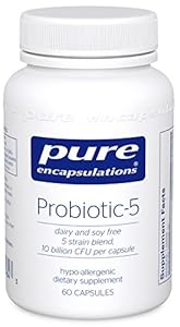 Pure Encapsulations - Probiotic-5 (Dairy-Free) - Blend of Key Probiotic Bacteria to Support Immune and Gastrointestinal Health - 60 Capsules