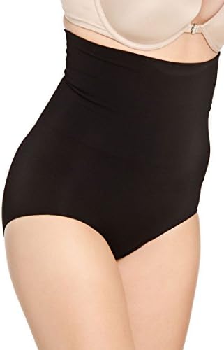 Hot Bottoms Women's Seamless High Waisted Bikini Shapewear XL Black