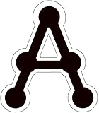 Creative Teaching Press 4-Inch Uppercase Letters, Black Dot-to-Dot (030554018893)