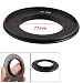 Gino Camera 77mm Reverse Mount Macro Lens Adapter Black for Canon EOS