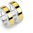 Spikes 316L Stainless Steel Gold Plated Hinged Hoop Earrings