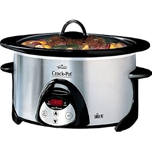 Rival 6 QT Crock Pot Digital with Bonus Little Dipper by Rival Crock Pot