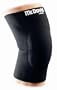 McDavid Knee Pad with Sorbothane Insert (Black/Scarlett, Medium)