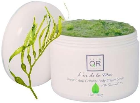 New! L'or de la Mer Organic Anti Cellulite Body Blaster Scrub with Seaweed, 360 gr - the best anti cellulite treatment scrub by Skin Qr Organics