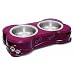 Loving Pets Dolce Diner Dog Bowl, Small, 1 Pint, Merlot