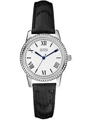 GUESS Black Patent Leather Ladies Watch U10651L1
