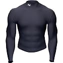 Under Armour - Herren & Kinder Shirt - ColdGear Mock Basic langarm, Schwarz, Gr. l