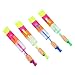 GF Pro G-Flyer Party Toy Amazing Flying Led Light Arrow Rocket Helicopter Elastic Powered Fun Gift (5 Pack)