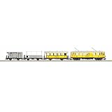 LGB Scale Combination Electric Bernina Railroad 100th Anniversary Standard DC Class BCe Loco, Passenger Car And Freight Cars