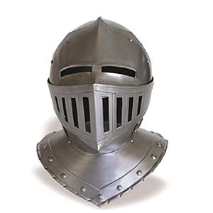 Armor Venue - White Knight Helmet - Metallic - One Size