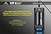 ORBTRONIC Two 3400mAh Protected 18650 (Panasonic inside) Li-ion Rechargeable 3.7V Batteries & Xtar Battery Charger with Display built in