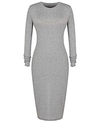 Sexy Cotton Long Sleeves Cocktail Bandage Dress/Bodycon Dress/Midi Dress 