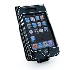 i-Nique Premium Napa Leather Case Apple iPod Touch 2nd Gen 2G - 8GB/16GB/32GB - Black
