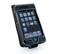 i-nique Premium napa leather case (Apple ipod Touch 2nd & 3rd Gen 2G) (8GB/16GB/32GB) - Black