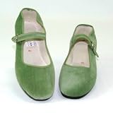 Produkt-Bild: Samt-Ballerina CHINA FLAT moos