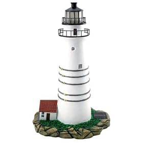 Moonrays 92003 Solar Powered Boston Lighthouse Replica Garden Accent
