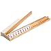 Yellow Mountain Imports Wooden Mahjong (Mah Jong, Mahjongg, Mah-Jongg, Mah Jongg, Majiang) Racks with Pushers, 18 Inches, Natural Pine, Set of 4