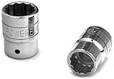 Powerbuilt 643208 3/4-Inch Drive 1-3/8-Inch 12 Point Socket [並行輸入品]