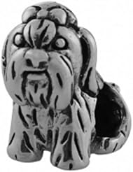 Biagi Sterling Silver Shih Tzu Dog Bead Charm