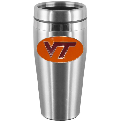 NCAA Virginia Tech Hokies Steel Travel Mug