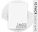 Mat Board Center, Pack of 10 16x20 White Uncut Mat Boards, Acid Free, 4-Ply Thickness, White Core, Great for Pictures, Photos, Framing Backing