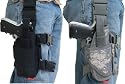 UNIVERSAL Tornado LEG Pistol Gun HOLSTER--OD GREEN