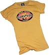 Gold Burst -- Gold -- Survivor Crop Sleeve Fitted Juniors T-Shirt