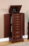 Powell Heirloom Cherry Jewelry Armoire
