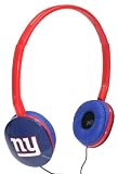 iHip NFL Officially Licensed Slim DJ Style Headphones - New York Giants