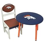 NFL 23 x 17 Wooden Team Table Team: Denver Broncos