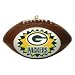 NFL Football Team Starburst Design Mini Replica Football Christmas Tree Ornament