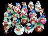 24 Mini Glow Rubber Duck Duckie Ducky Halloween Costume Ducks