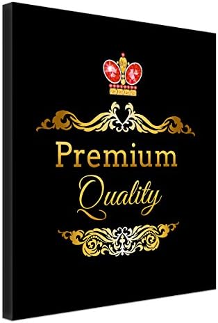 Modern Framed Label With Ruby King Crown Canvas Art Print Rready To Hang On Wall For Bedroom Home Decorations